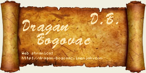 Dragan Bogovac vizit kartica